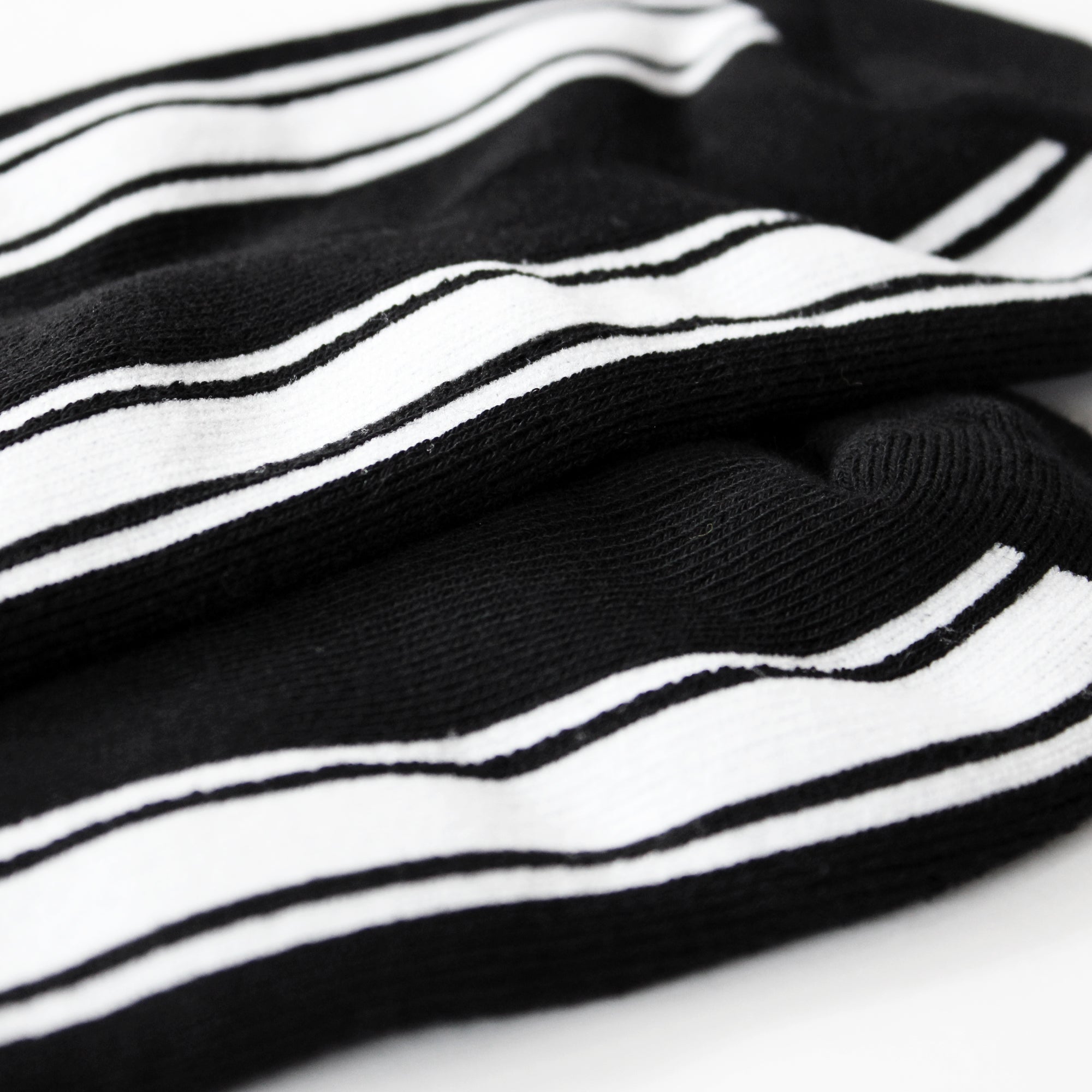 Stripe Lo Sock (Black/White)