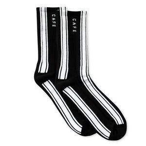 Stripe Hi Sock (Black/White)