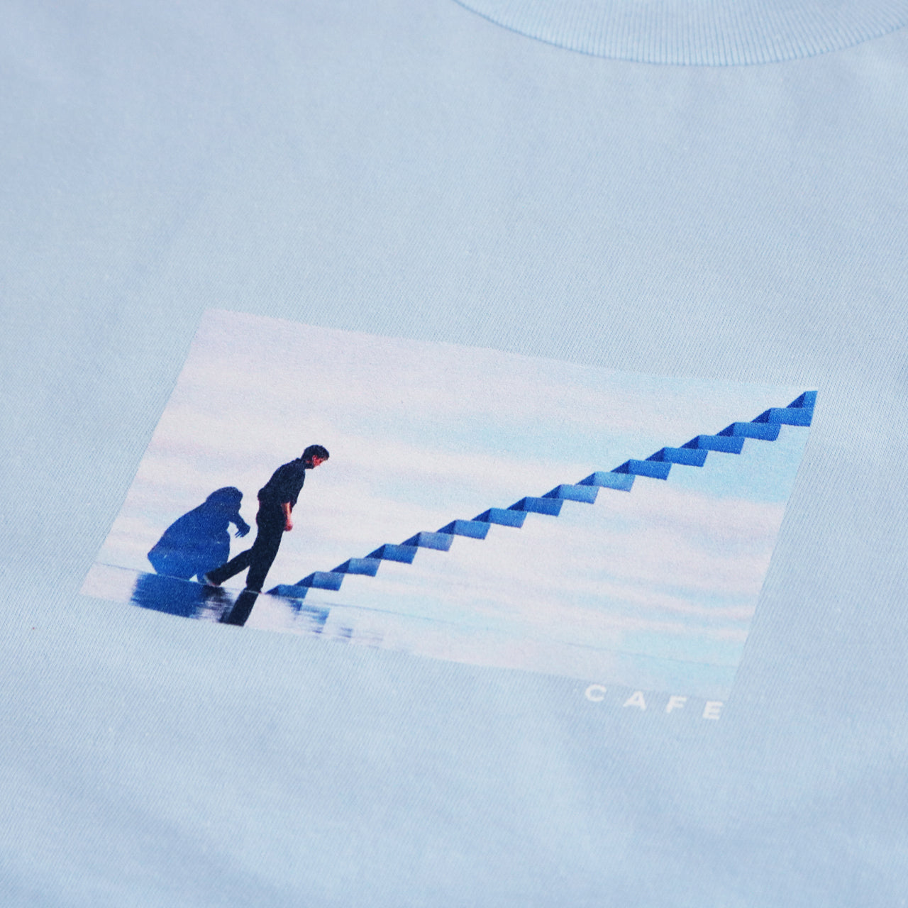 Was Nothing Real Tee Powder Blue