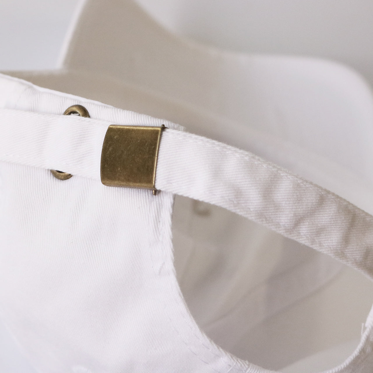 Wayne Embroidered 6 Panel Cap White